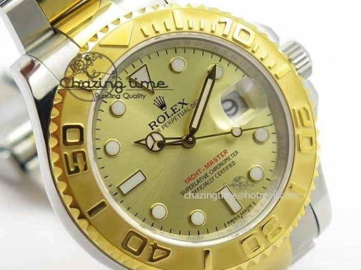 0206 MoistureWicking Yacht-Master 16623 JF Best Edition YG Dial On SS YG Bracelet A 3915